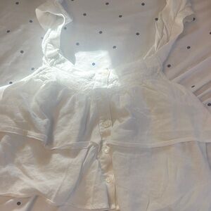 American Eagle Outfitters White Tank Top